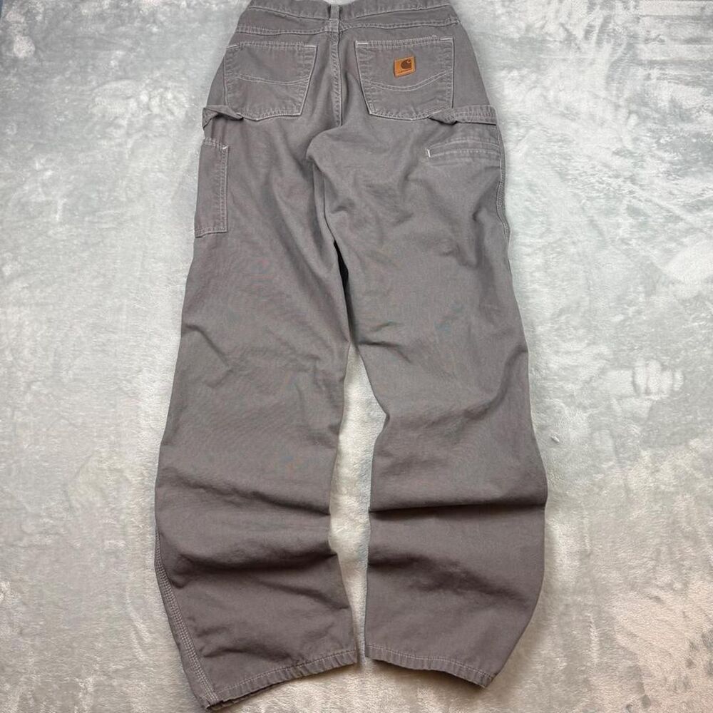 Carhartt Men's Grey and Brown Trousers
